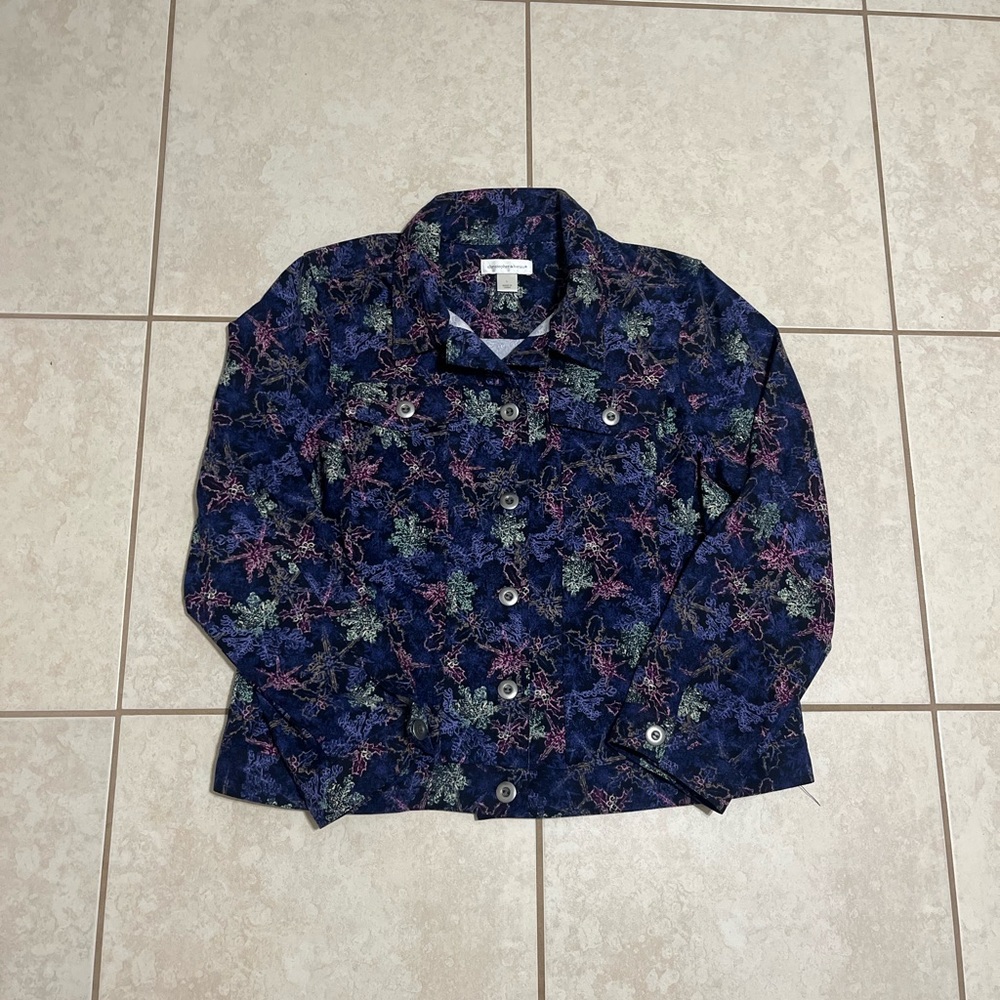 Christopher & Banks Graphic Dress Shirt!